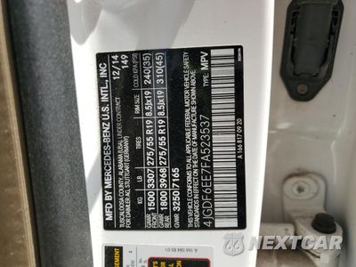 Zdjęcie 13 z 13 samochodu: 2015 MERCEDES-BENZ GL 450 4MATIC VIN:4JGDF6EE7FA523537 - miniatura