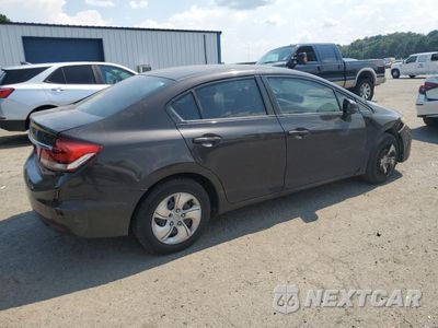 Trzecie zdjęcie samochodu z tyłu: 2013 HONDA CIVIC LX VIN:2HGFB2F56DH564015 - miniatura