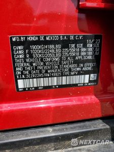 Zdjęcie 13 z 13 samochodu: 2024 HONDA HR-V SPORT VIN:3CZRZ2H57RM749925 - miniatura