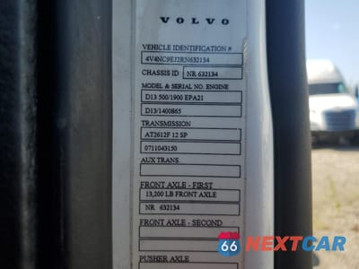 Zdjęcie 10 z 10 samochodu: 2024 VOLVO VN VNL VIN:4V4NC9EJ2RN632134 - miniatura