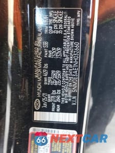 Zdjęcie 12 z 12 samochodu: 2022 HYUNDAI TUCSON LIMITED VIN:5NMJE3AE1NH032660 - miniatura