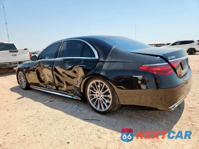 Drugie zdjęcie samochodu z przodu: 2022 MERCEDES-BENZ S 580 4MATIC VIN:W1K6G7GB0NA140420 - miniatura