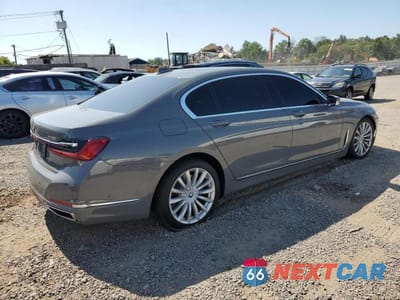 Trzecie zdjęcie samochodu z tyłu: 2022 BMW 740 XI VIN:WBA7T4C00NCH62629 - miniatura