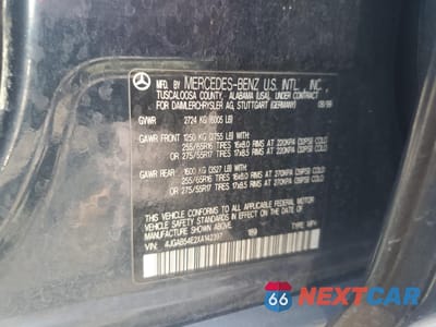 Zdjęcie 13 z 13 samochodu: 1999 MERCEDES-BENZ ML 320 VIN:4JGAB54E2XA142397 - miniatura