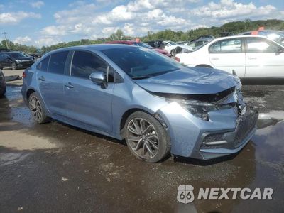 Czwarte zdjęcie samochodu z boku: 2021 TOYOTA COROLLA SE VIN:5YFS4MCE3MP062323 - miniatura