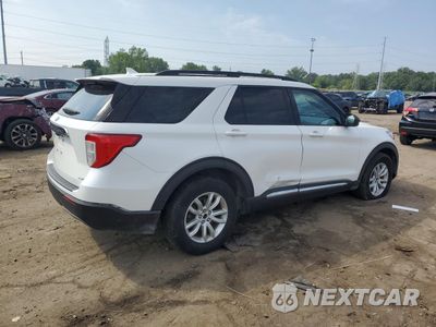 Trzecie zdjęcie samochodu z tyłu: 2020 FORD EXPLORER XLT VIN:1FMSK8DH2LGA26284 - miniatura