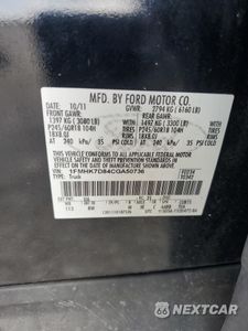 Zdjęcie 13 z 13 samochodu: 2012 FORD EXPLORER XLT VIN:1FMHK7D84CGA50736 - miniatura