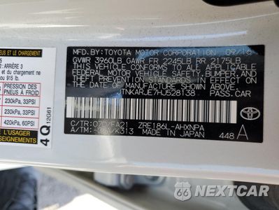 Zdjęcie 12 z 13 samochodu: 2017 TOYOTA COROLLA IM VIN:JTNKARJE7HJ528138 - miniatura