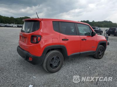 Trzecie zdjęcie samochodu z tyłu: 2018 JEEP RENEGADE SPORT VIN:ZACCJBAB4JPH14957 - miniatura