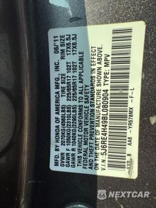 Zdjęcie 10 z 10 samochodu: 2011 HONDA CR-V SE VIN:5J6RE4H49BL080904 - miniatura