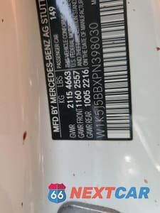 Zdjęcie 12 z 12 samochodu: 2023 MERCEDES-BENZ CLA AMG 35 4MATIC VIN:W1K5J5BBXPN398030 - miniatura