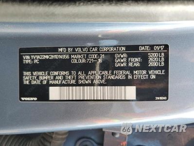 Zdjęcie 12 z 12 samochodu: 2017 VOLVO S90 T6 MOMENTUM VIN:YV1A22MK2H1014956 - miniatura