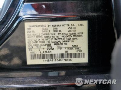 Zdjęcie 12 z 12 samochodu: 2004 NISS MAXIMA VIN:1N4BA41E64C878565 - miniatura