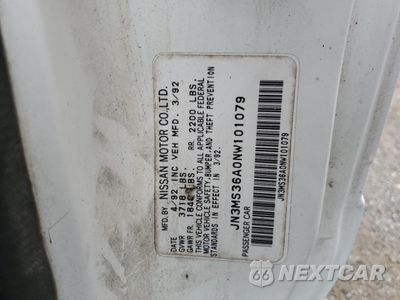 Zdjęcie 12 z 12 samochodu: 1992 NISSAN 240SX VIN:JN3MS36A0NW101079 - miniatura
