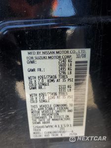 Zdjęcie 12 z 14 samochodu: 2009 SUZUKI EQUATOR RMZ-4 VIN:5Z6AD07W99C411591 - miniatura
