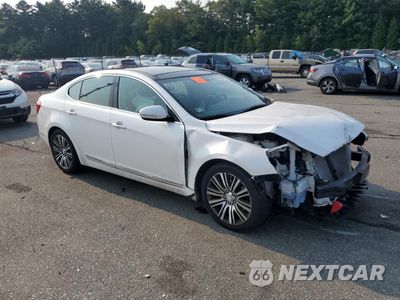 Czwarte zdjęcie samochodu z boku: 2014 KIA CADENZA PREMIUM VIN:KNALN4D70E5145348 - miniatura