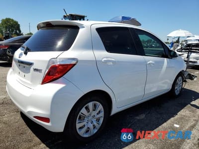 Trzecie zdjęcie samochodu z tyłu: 2014 TOYOTA YARIS VIN:VNKKTUD39EA007887 - miniatura