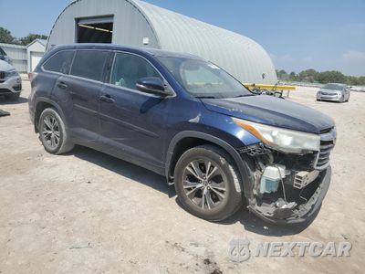 Czwarte zdjęcie samochodu z boku: 2016 TOYOTA HIGHLANDER XLE VIN:5TDJKRFH6GS263956 - miniatura