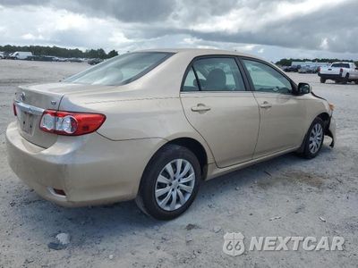 Trzecie zdjęcie samochodu z tyłu: 2013 TOYOTA COROLLA BASE VIN:2T1BU4EE2DC968248 - miniatura