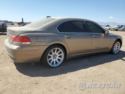 Trzecie zdjęcie samochodu z tyłu: 2006 BMW 750 LI VIN:WBAHN83536DT31678 - miniatura