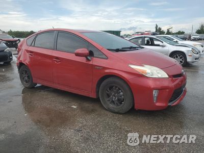 Czwarte zdjęcie samochodu z boku: 2014 TOYOTA PRIUS VIN:JTDKN3DU8E1844796 - miniatura