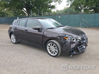 Czwarte zdjęcie samochodu z boku: 2012 LEXUS CT 200 VIN:JTHKD5BH2C2068952 - miniatura