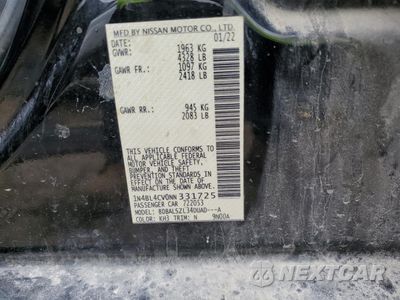 Zdjęcie 13 z 16 samochodu: 2022 NISSAN ALTIMA SR VIN:1N4BL4CV0NN331725 - miniatura