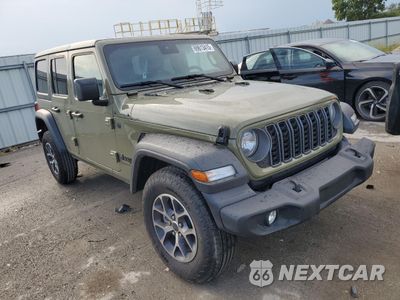Czwarte zdjęcie samochodu z boku: 2025 JEEP WRANGLER SPORT VIN:1C4PJXDG2SW548948 - miniatura
