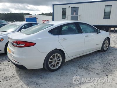 Trzecie zdjęcie samochodu z tyłu: 2019 FORD FUSION SE VIN:3FA6P0LUXKR264002 - miniatura