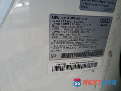 Zdjęcie 13 z 15 samochodu: 2008 AUDI Q7 3.6 QUATTRO PREMIUM VIN:WA1BY74L88D045989 - miniatura