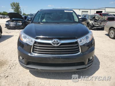 Piąte zdjęcie samochodu w środku: 2015 TOYOTA HIGHLANDER XLE VIN:5TDJKRFH0FS205565 - miniatura