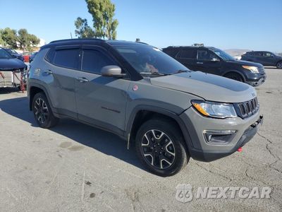 Czwarte zdjęcie samochodu z boku: 2021 JEEP COMPASS TRAILHAWK VIN:3C4NJDDB7MT516628 - miniatura