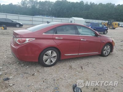 Trzecie zdjęcie samochodu z tyłu: 2015 HYUNDAI SONATA HYBRID VIN:KMHEC4A43FA135459 - miniatura
