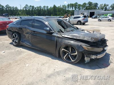 Czwarte zdjęcie samochodu z boku: 2022 HONDA ACCORD SPORT VIN:1HGCV2F31NA019848 - miniatura