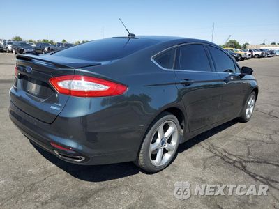 Trzecie zdjęcie samochodu z tyłu: 2016 FORD FUSION SE VIN:3FA6P0T94GR203120 - miniatura