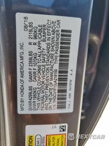 Zdjęcie 12 z 13 samochodu: 2018 HONDA ACCORD LX VIN:1HGCV1F13JA219150 - miniatura