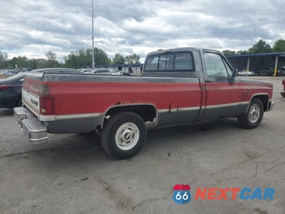 Trzecie zdjęcie samochodu z tyłu: 1986 CHEVROLET C10 VIN:1GCDC14H4GF303062 - miniatura
