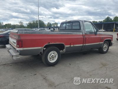 Trzecie zdjęcie samochodu z tyłu: 1986 CHEVROLET C10 VIN:1GCDC14H4GF303062 - miniatura
