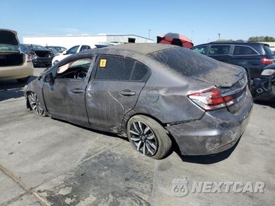 Drugie zdjęcie samochodu z przodu: 2015 HONDA CIVIC EXL VIN:2HGFB2F94FH524442 - miniatura