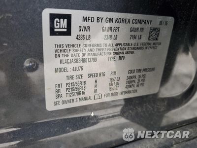 Zdjęcie 13 z 15 samochodu: 2017 BUICK ENCORE PREFERRED VIN:KL4CJASB3HB013799 - miniatura