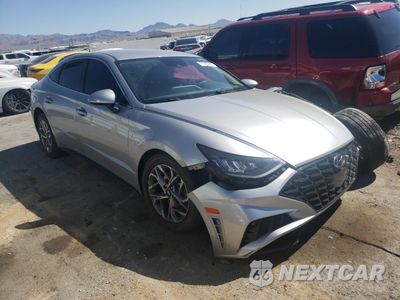 Czwarte zdjęcie samochodu z boku: 2020 HYUNDAI SONATA SEL VIN:5NPEL4JA3LH034923 - miniatura