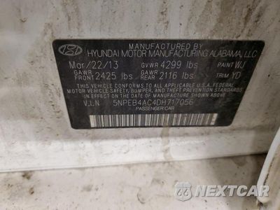 Zdjęcie 12 z 12 samochodu: 2013 HYUNDAI SONATA GLS VIN:5NPEB4AC4DH717056 - miniatura