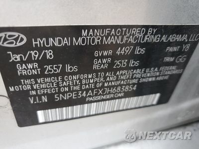Zdjęcie 13 z 14 samochodu: 2018 HYUNDAI SONATA SPORT VIN:5NPE34AFXJH683854 - miniatura