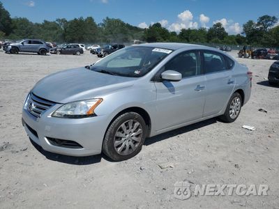 2014 NISSAN SENTRA S 3N1AB7AP9EY254826 - główne zdjęcie licytacji z USA - miniatura