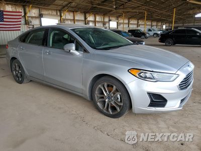 Czwarte zdjęcie samochodu z boku: 2019 FORD FUSION SEL VIN:3FA6P0CD5KR271262 - miniatura