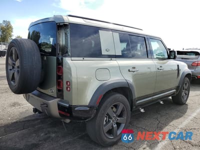 Trzecie zdjęcie samochodu z tyłu: 2023 LAND ROVER DEFENDER 110 X-DYNAMIC SE VIN:SALE2EEU6P2120322 - miniatura