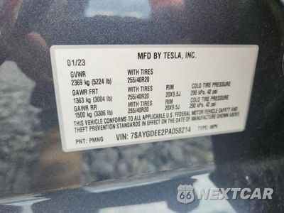 Zdjęcie 13 z 13 samochodu: 2023 TESLA MODEL Y VIN:7SAYGDEE2PA058214 - miniatura