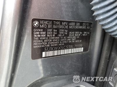 Zdjęcie 13 z 15 samochodu: 2011 BMW X3 XDRIVE28I VIN:5UXWX5C53BL711119 - miniatura
