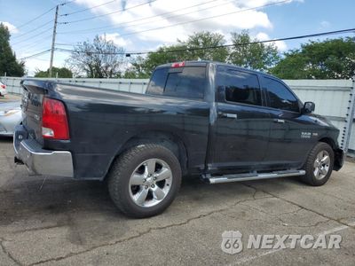 Trzecie zdjęcie samochodu z tyłu: 2018 RAM 1500 SLT VIN:1C6RR7LTXJS108814 - miniatura