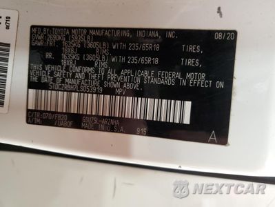 Zdjęcie 13 z 16 samochodu: 2020 TOYOTA HIGHLANDER L VIN:5TDCZRBH7LS053919 - miniatura